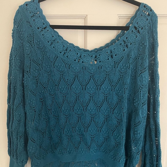 EUC- Sézane Anika Jumper in Blue, size M - Picture 3 of 5